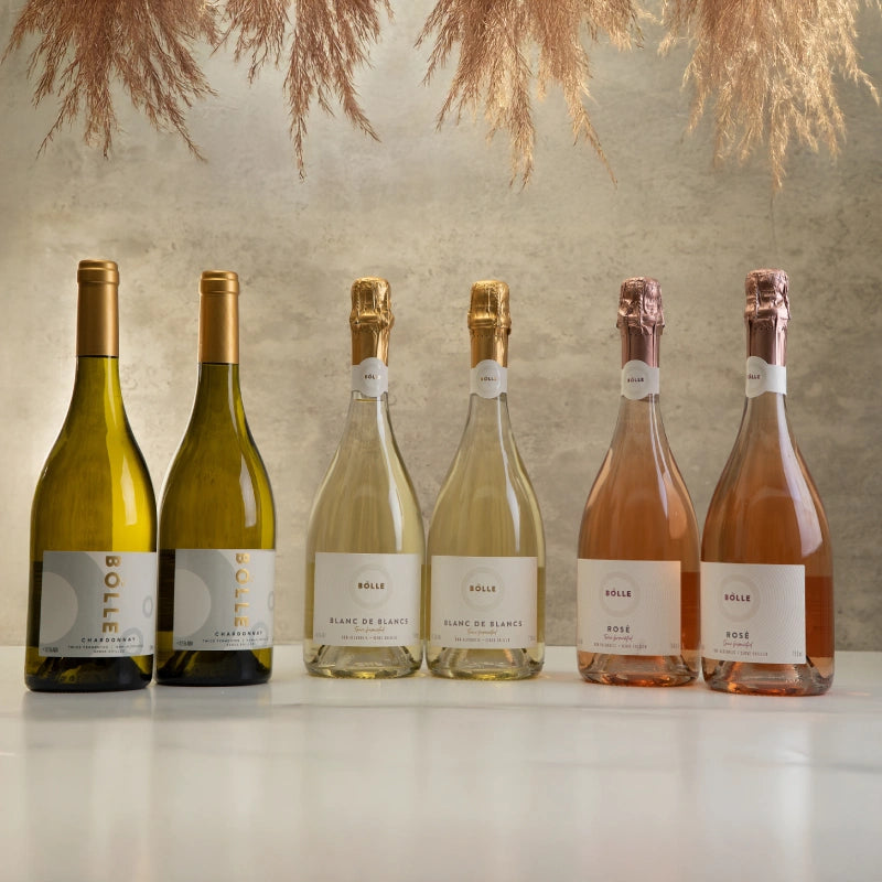 Case of Six: Rosé, Blanc de Blancs & Chardonnay